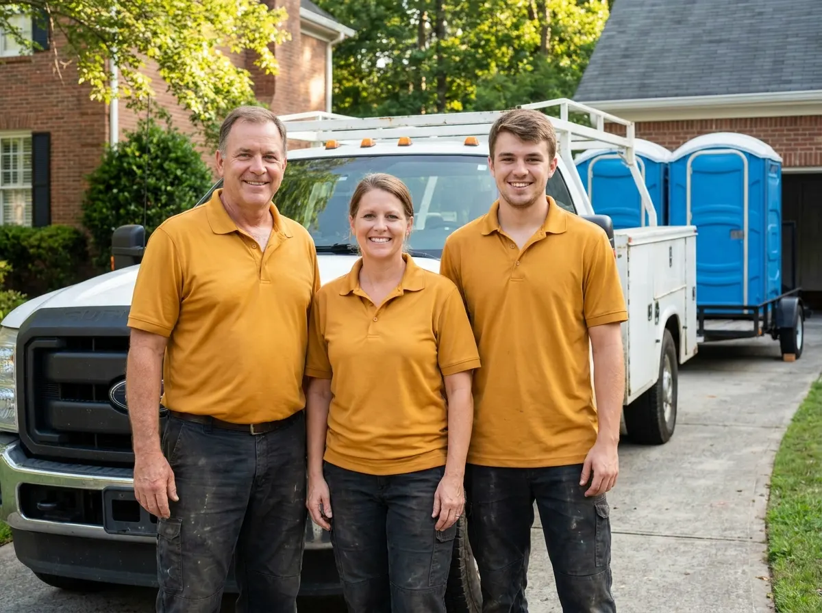 Power Mobile Restroom Solutions portable toilet supplier team in Atlanta, GA
